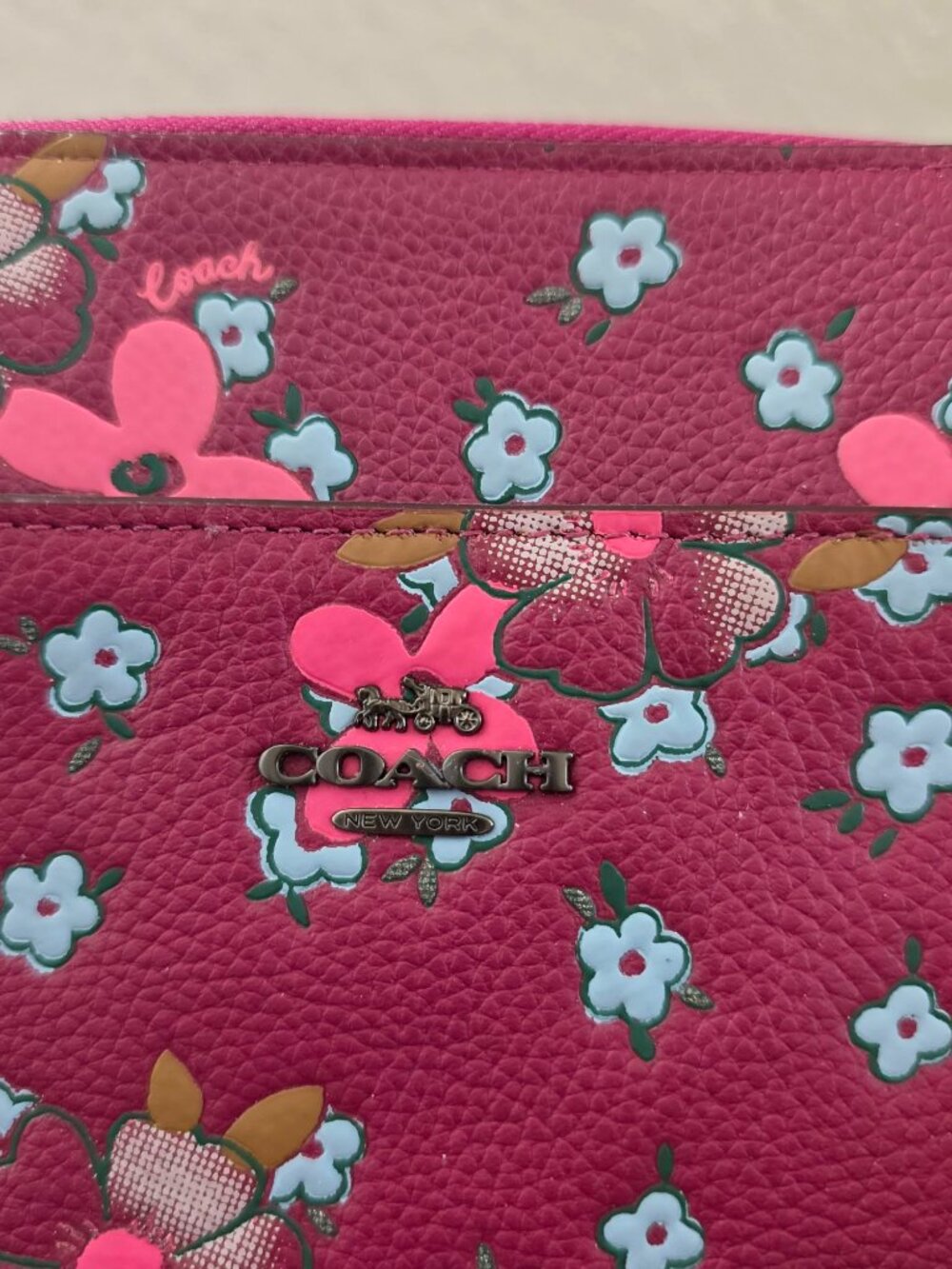 COACH Kitt Messenger Crossbody Bag – Field Floral Print - Picture 2 of 8